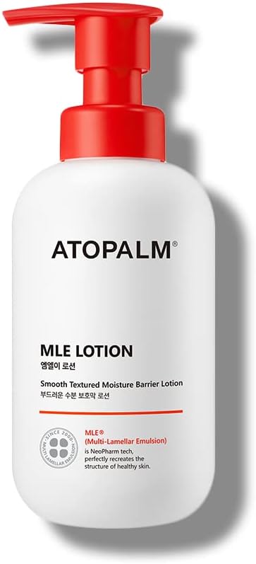 ATOPALM MLE Lotion for Sensitive Skin, 48 Hrs Long Hydration, Strengthening Skin Barrier, Eczema, Ceramide, Babies to Adults, EWG Green Grade, 6.8 Fl. Oz., 200ml