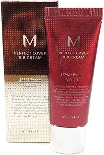 MISSHA Makeup Cosmetics M Perfect Cover BB Cream No.23 Natural Beige SPF42 PA (50ml)