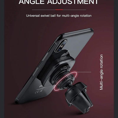 Magnetic Car Phone Holder – Strong Car Mount for Air Vent & Dashboard, Universal Magnetic Mount for All Cell Phones