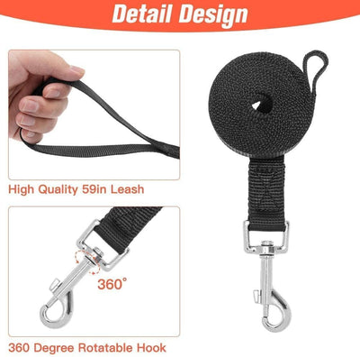 Adjustable Mesh Dog Harness with Leash – Lightweight and Comfortable