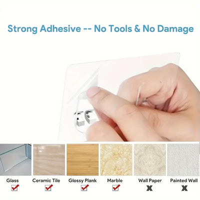 1PC No-Drill Shower Shelf – Wall-Mounted Triangle Cast Iron Rack for Bathroom, Kitchen & Bedroom – Strong Load Capacity, Easy Installation, Durable, Space-Saving Corner Storage Caddy