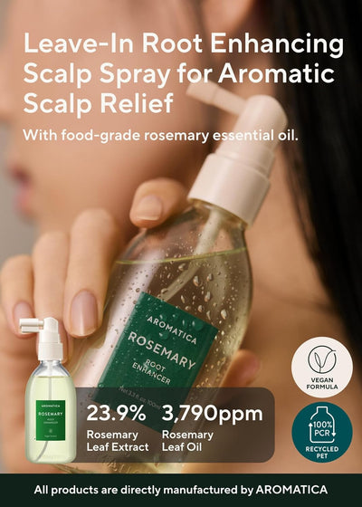 AROMATICA, Rosemary Root Enhancer, 3.3 fl oz (100 ml)